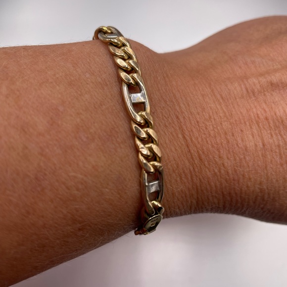 Vintage Italian 10K Gold Bracelet Italy - Picture 1 of 6